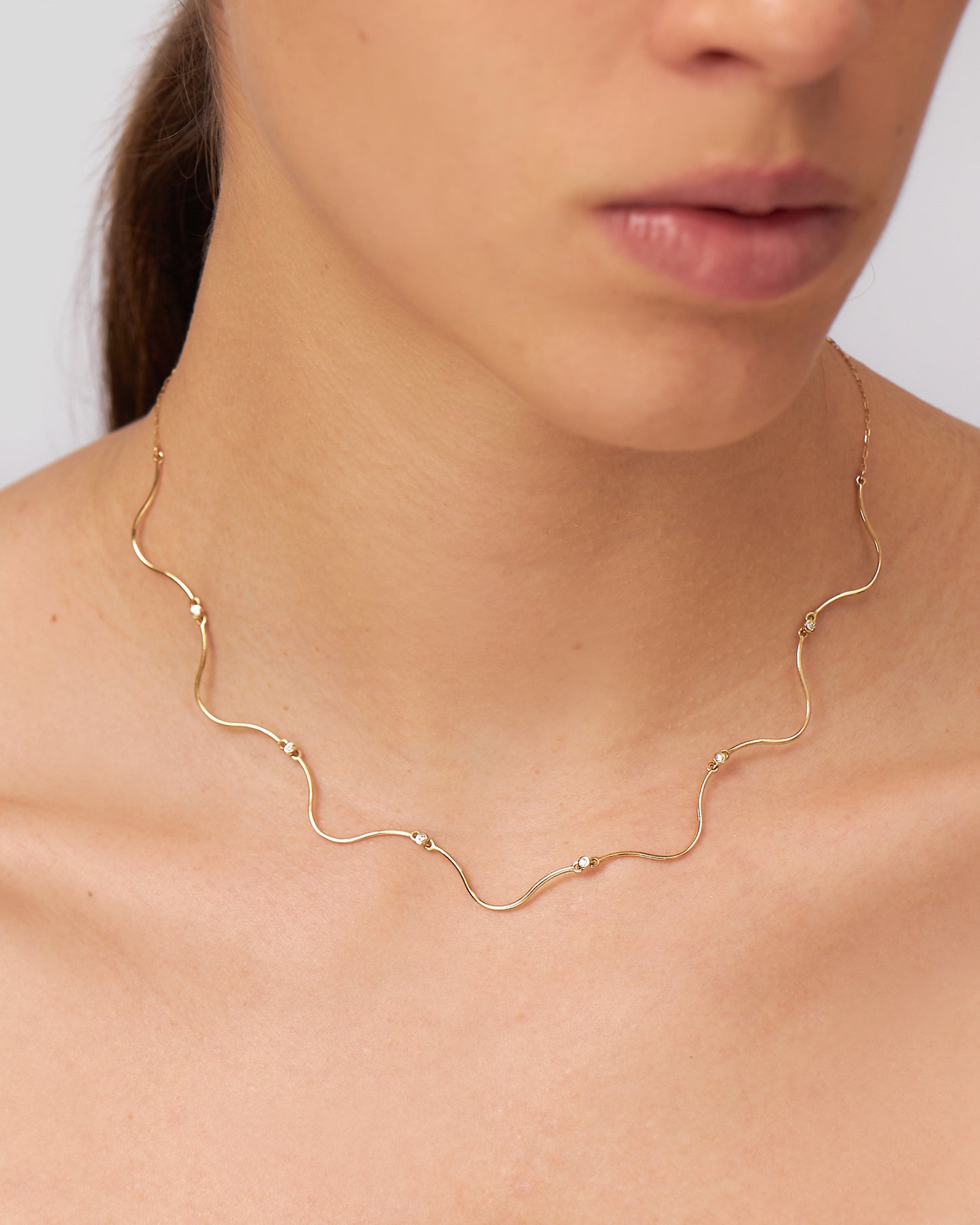 Colar Calmaria em Ouro 18K e Diamantes