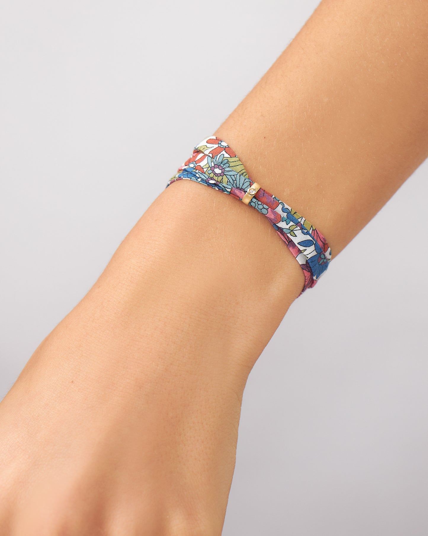 Pulseira Cotton Bloom em Ouro 18K e Diamante