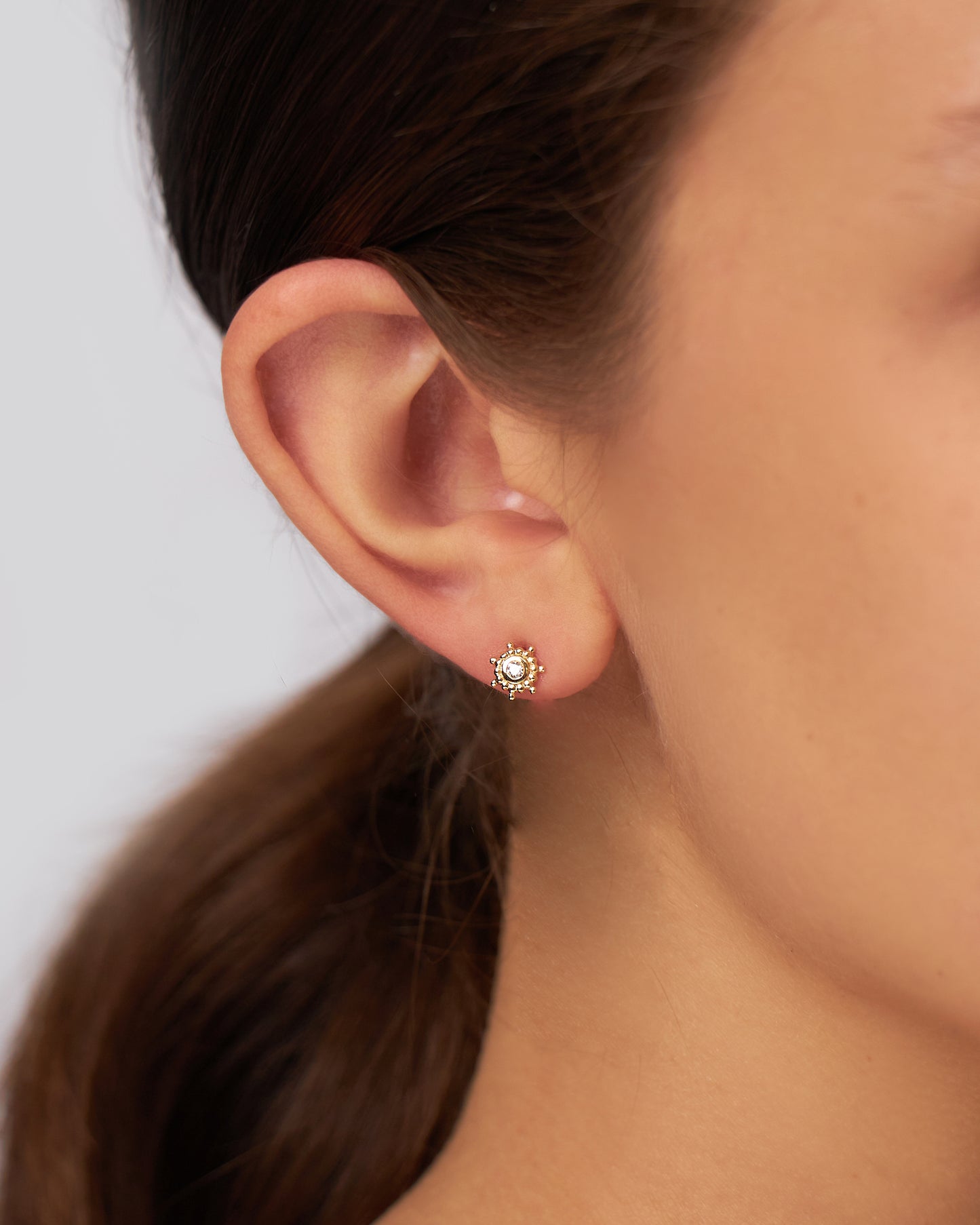 Brinco Apolo em Ouro 18K e Diamante