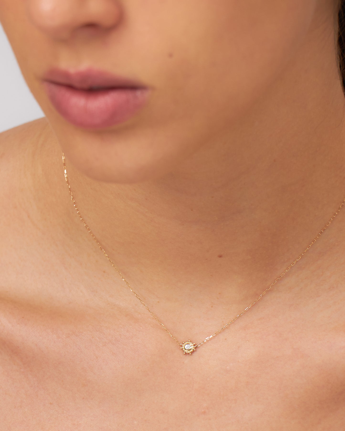 Colar Apolo em Ouro 18K e Diamante