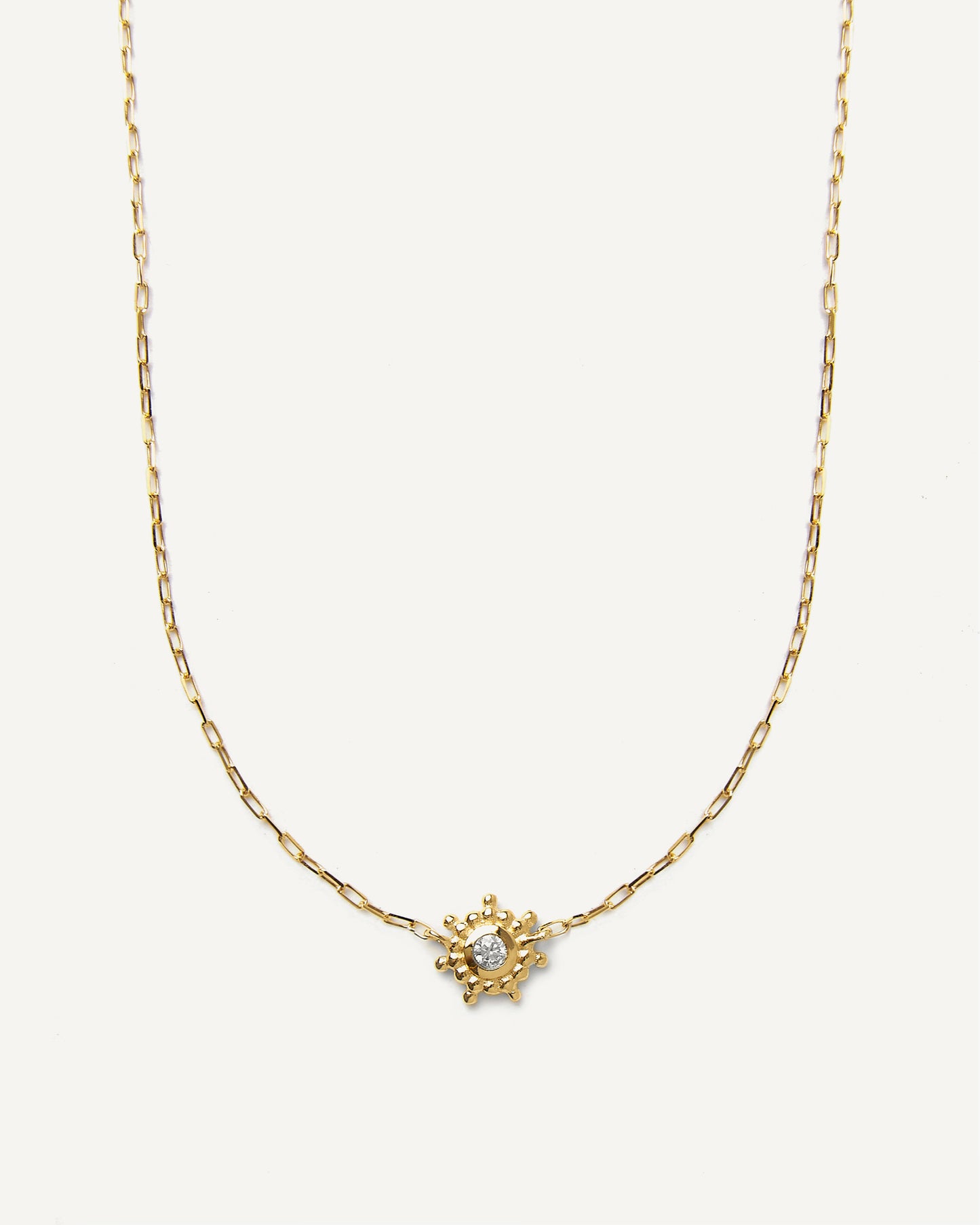 Colar Apolo em Ouro 18K e Diamante