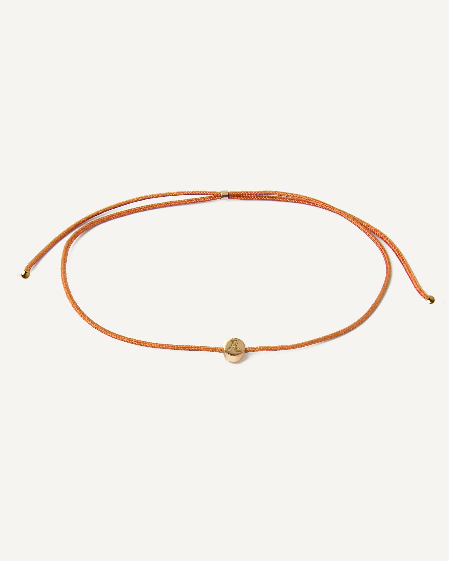 Pulseira Cord Inicial em Ouro 18K