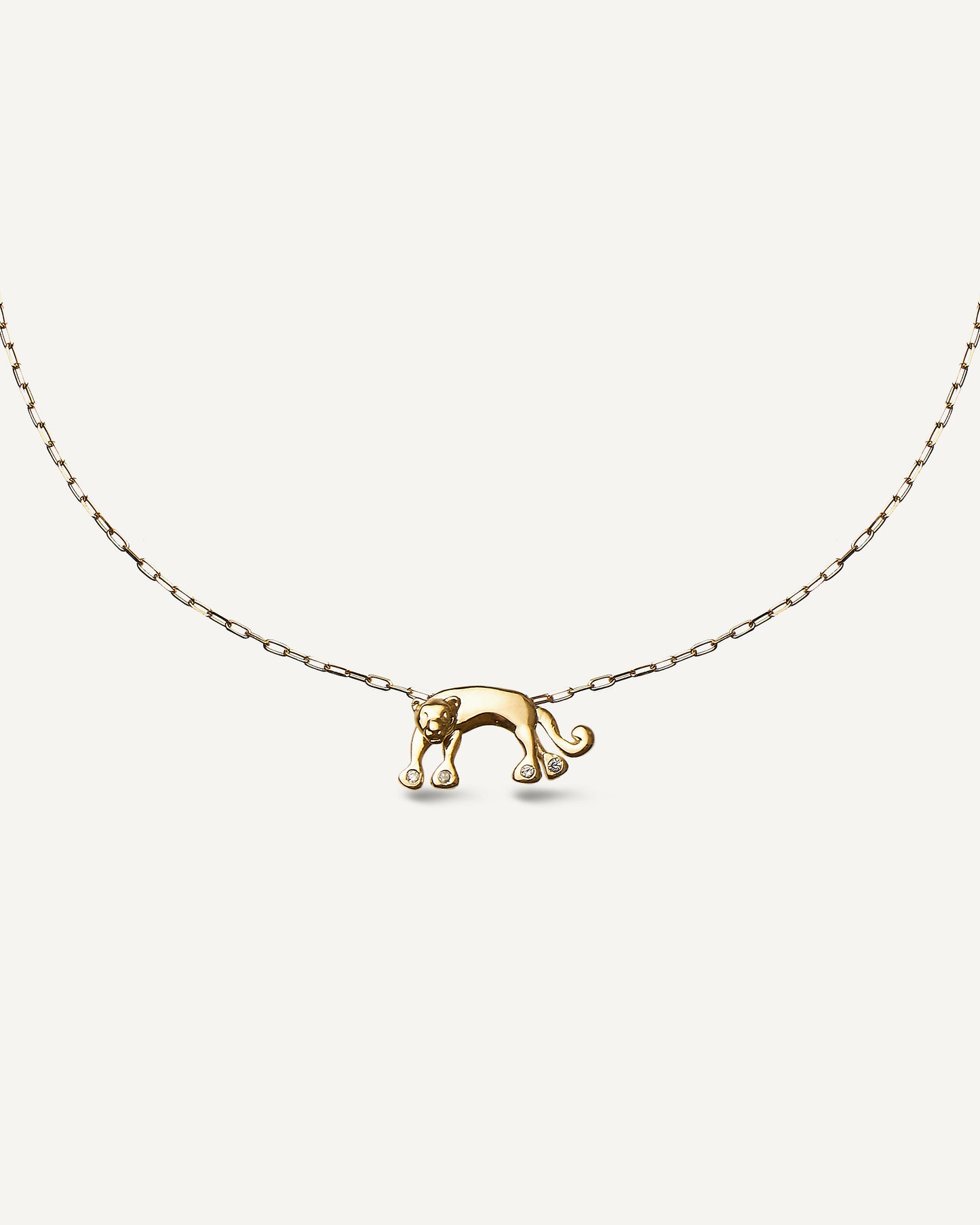 Colar Pantera em Ouro 18K e Diamantes