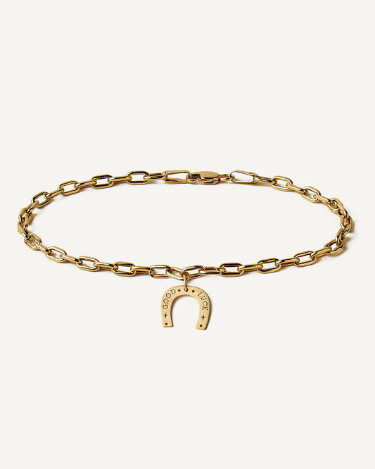 Pulseira Ferradura Good Luck em Ouro 18K