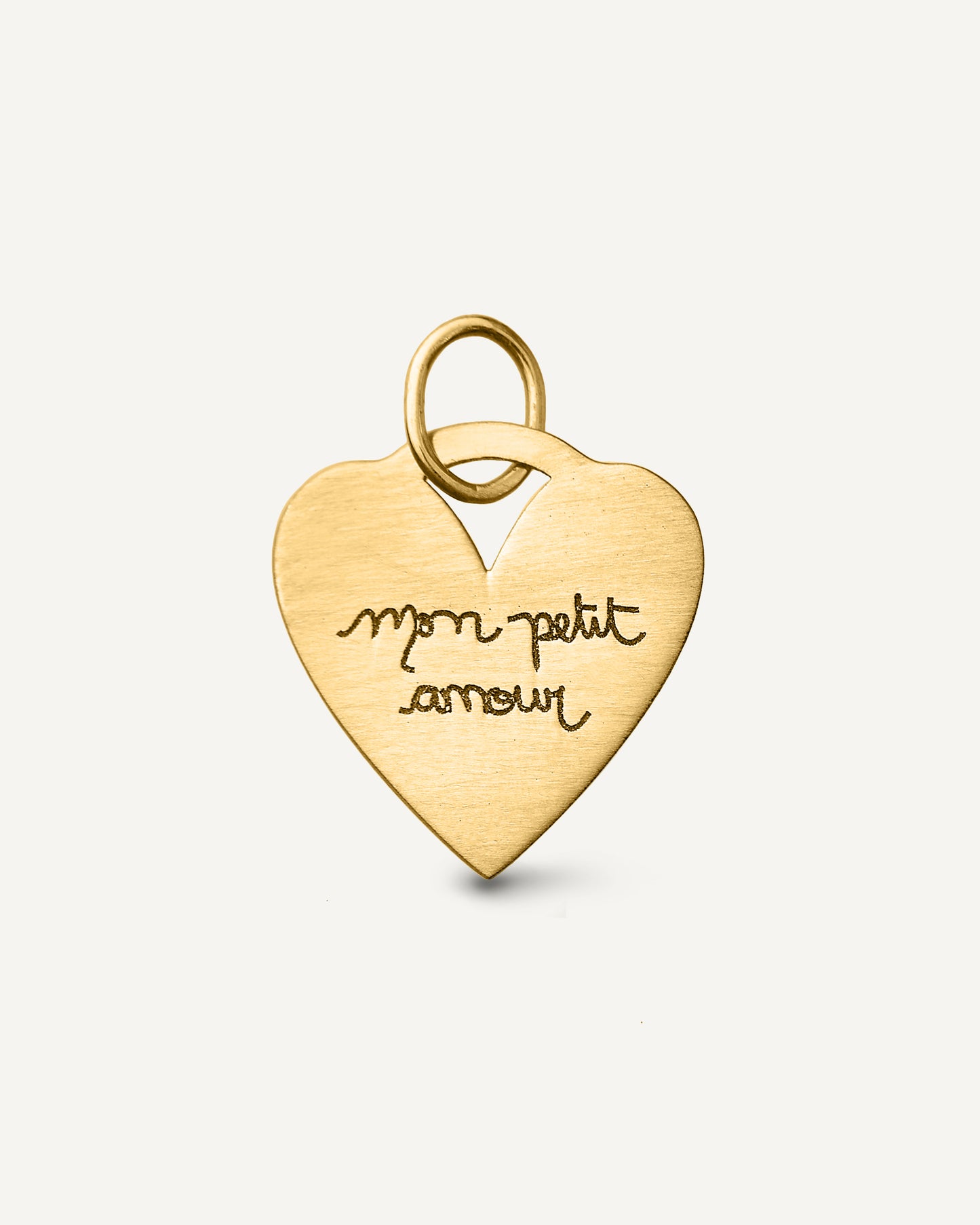 Pingente Coração Mon Amour em Ouro 18k