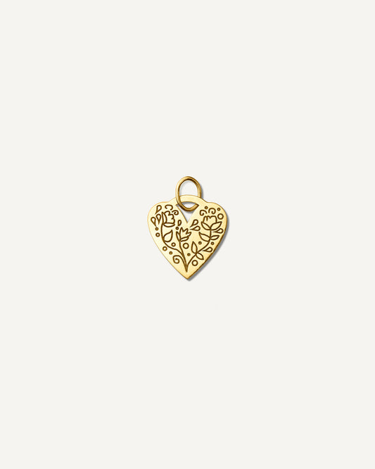 Pingente Coração Mon Amour em Ouro 18k