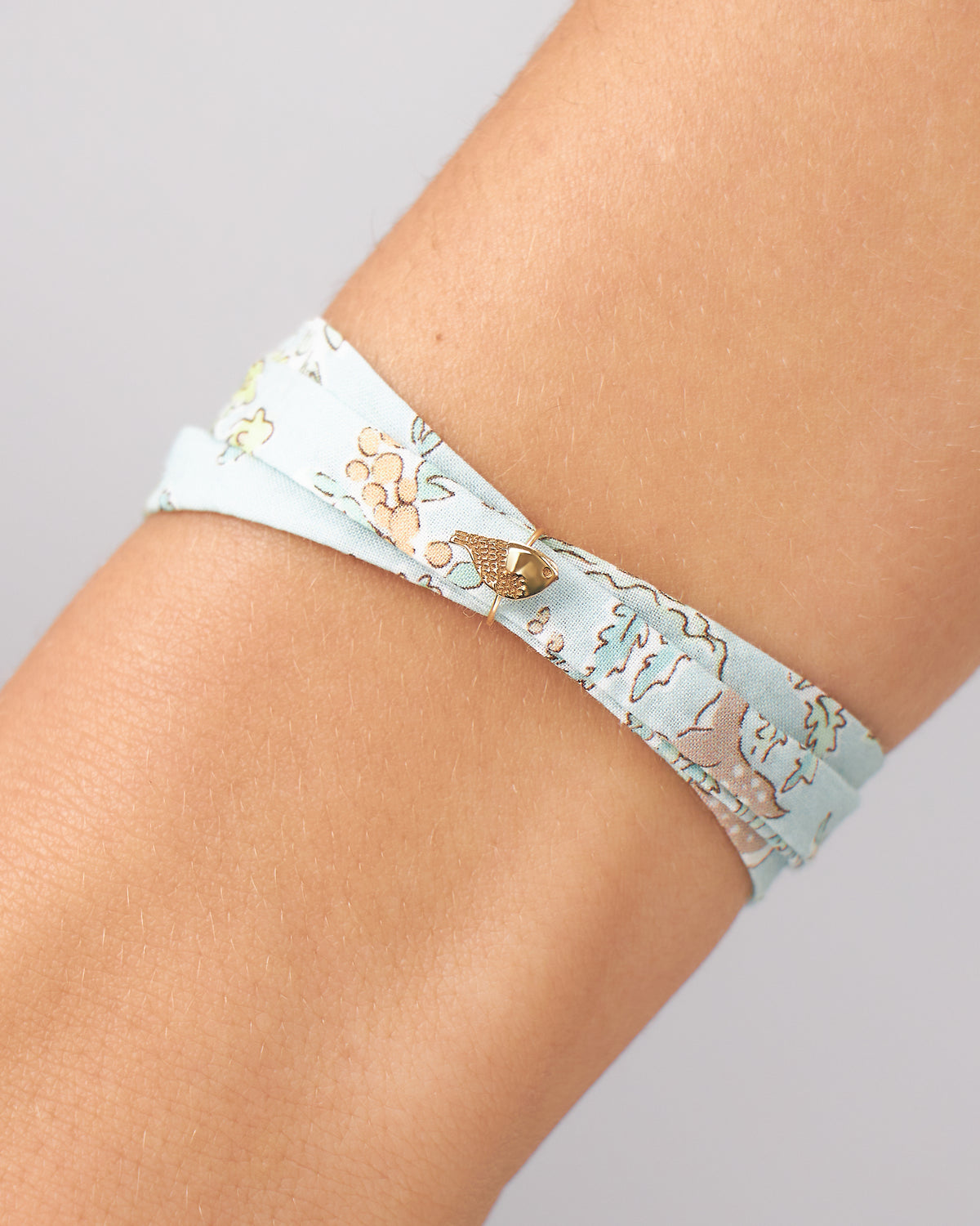 Pulseira Infantil Cotton Andorinha em Ouro 18K