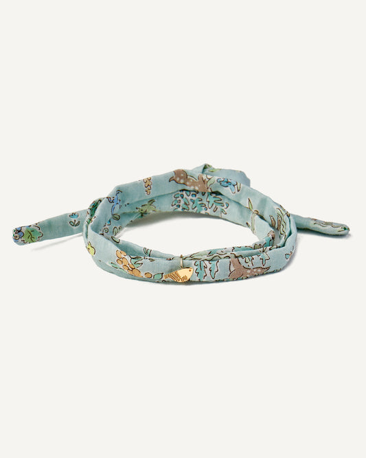 Pulseira Infantil Cotton Andorinha em Ouro 18K
