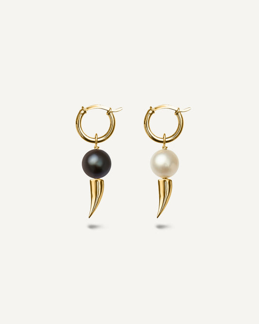 Argola Margot em Ouro 18K e Pérolas