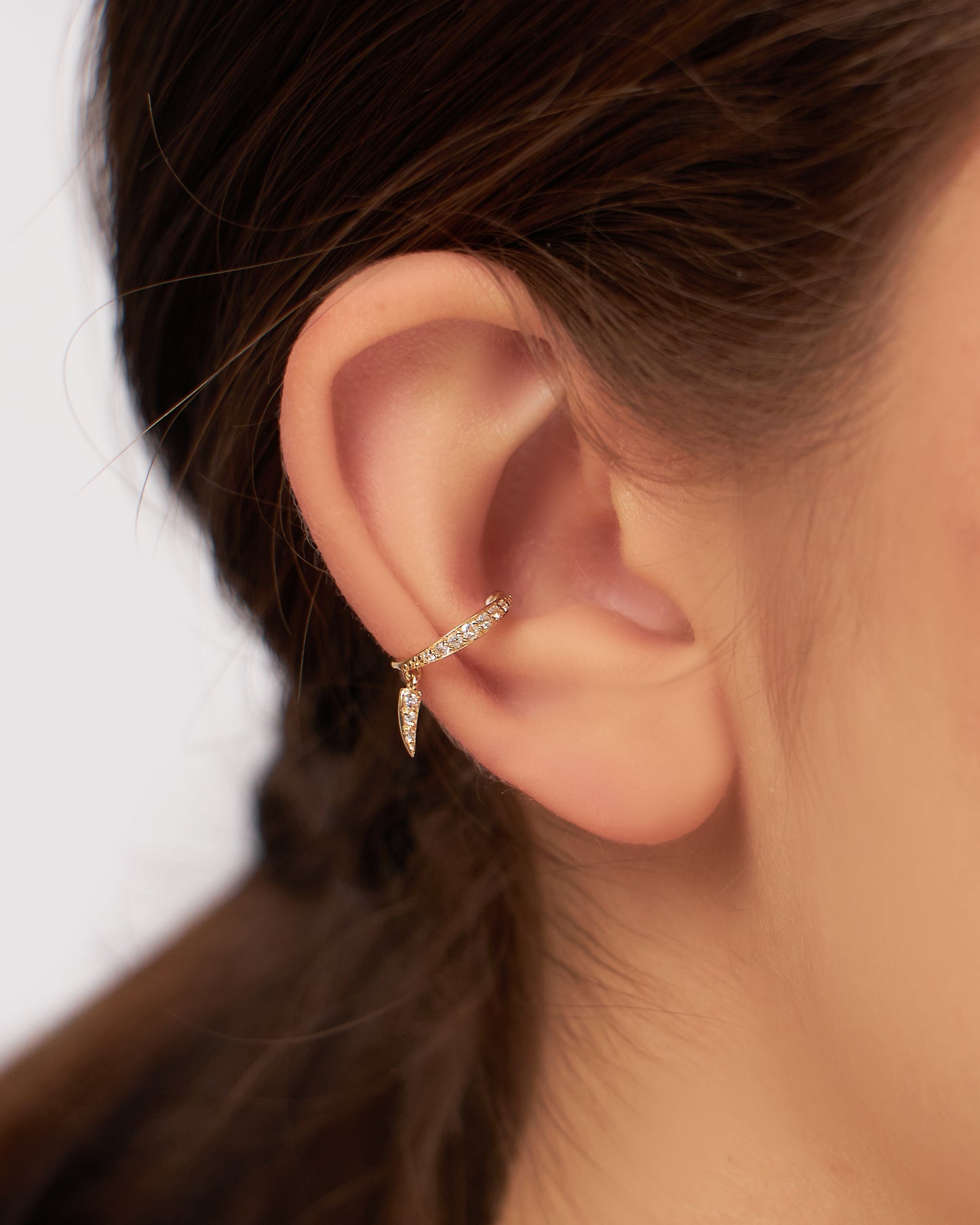 Piercing Tina em Ouro 18K e Safiras