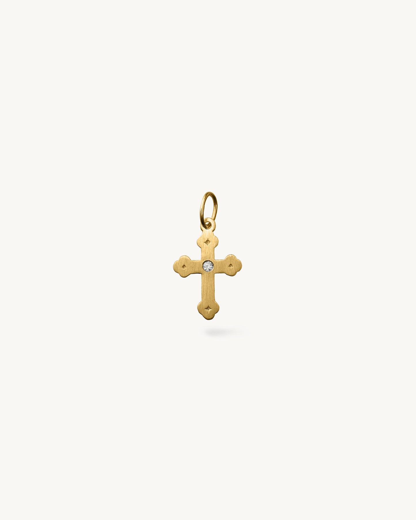 Pingente Cruz Sacré em Ouro 18K e Diamante