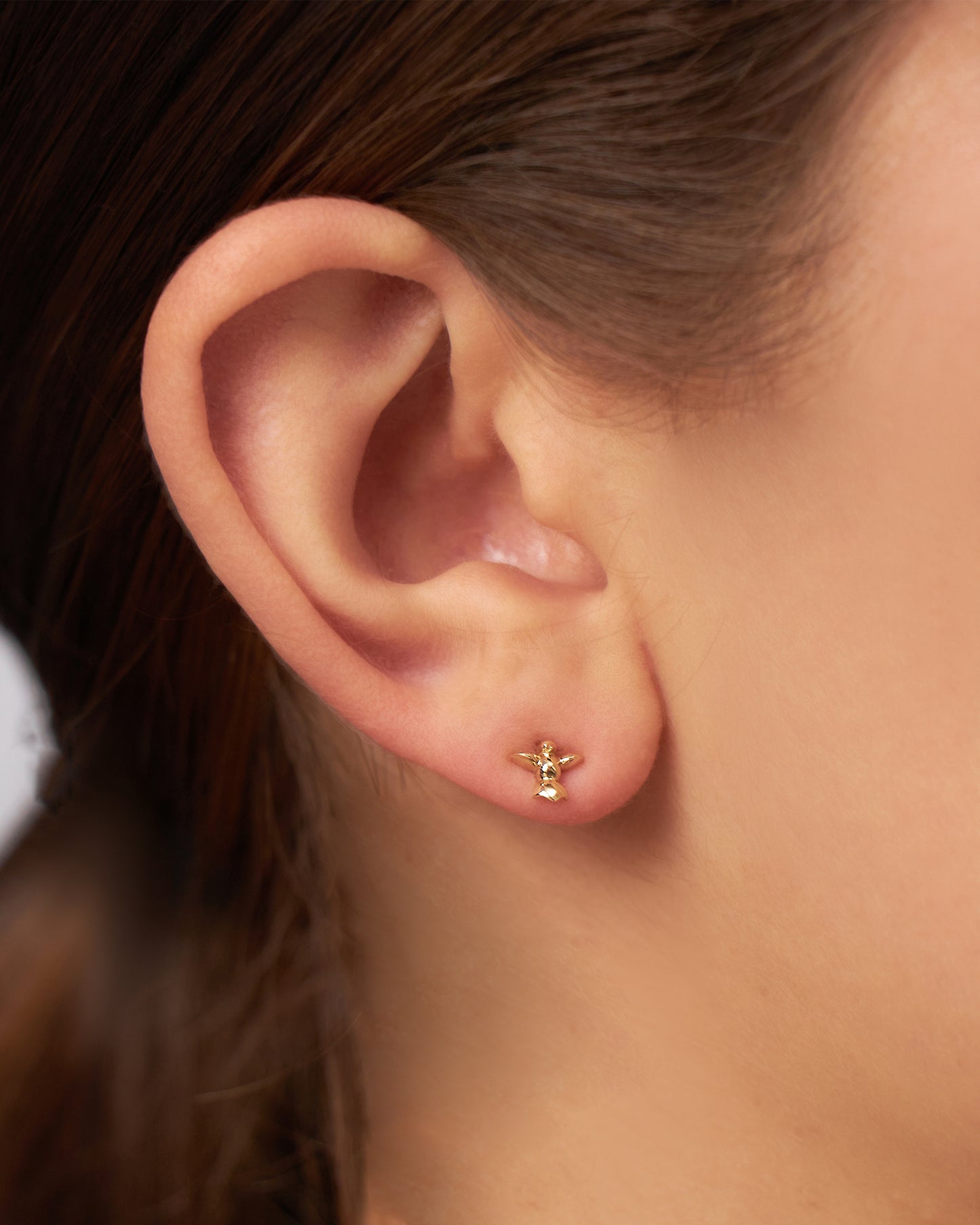 Brinco Espirito Santo Petit em Ouro 18K