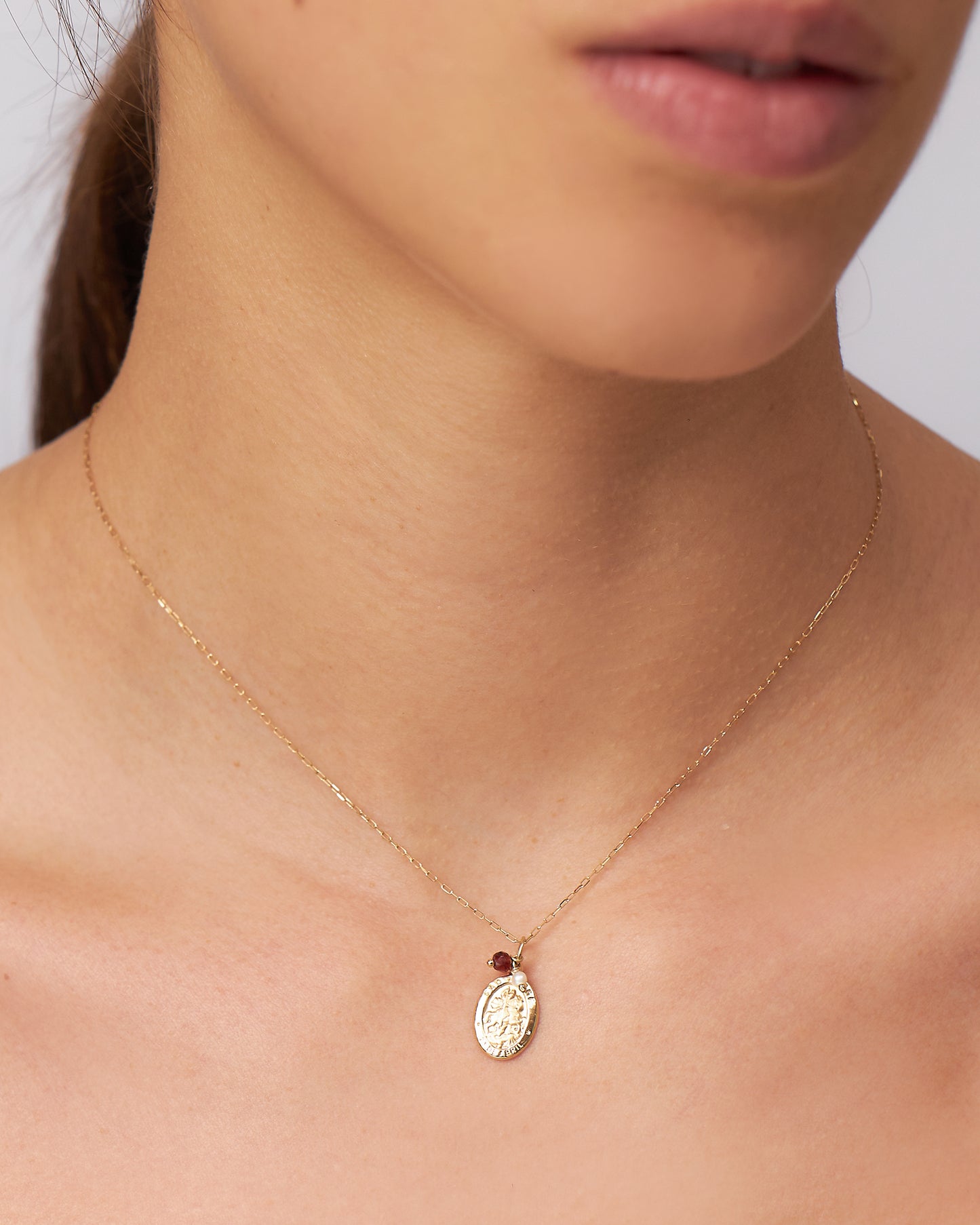 Pingente Medalha São Jorge em Ouro 18K