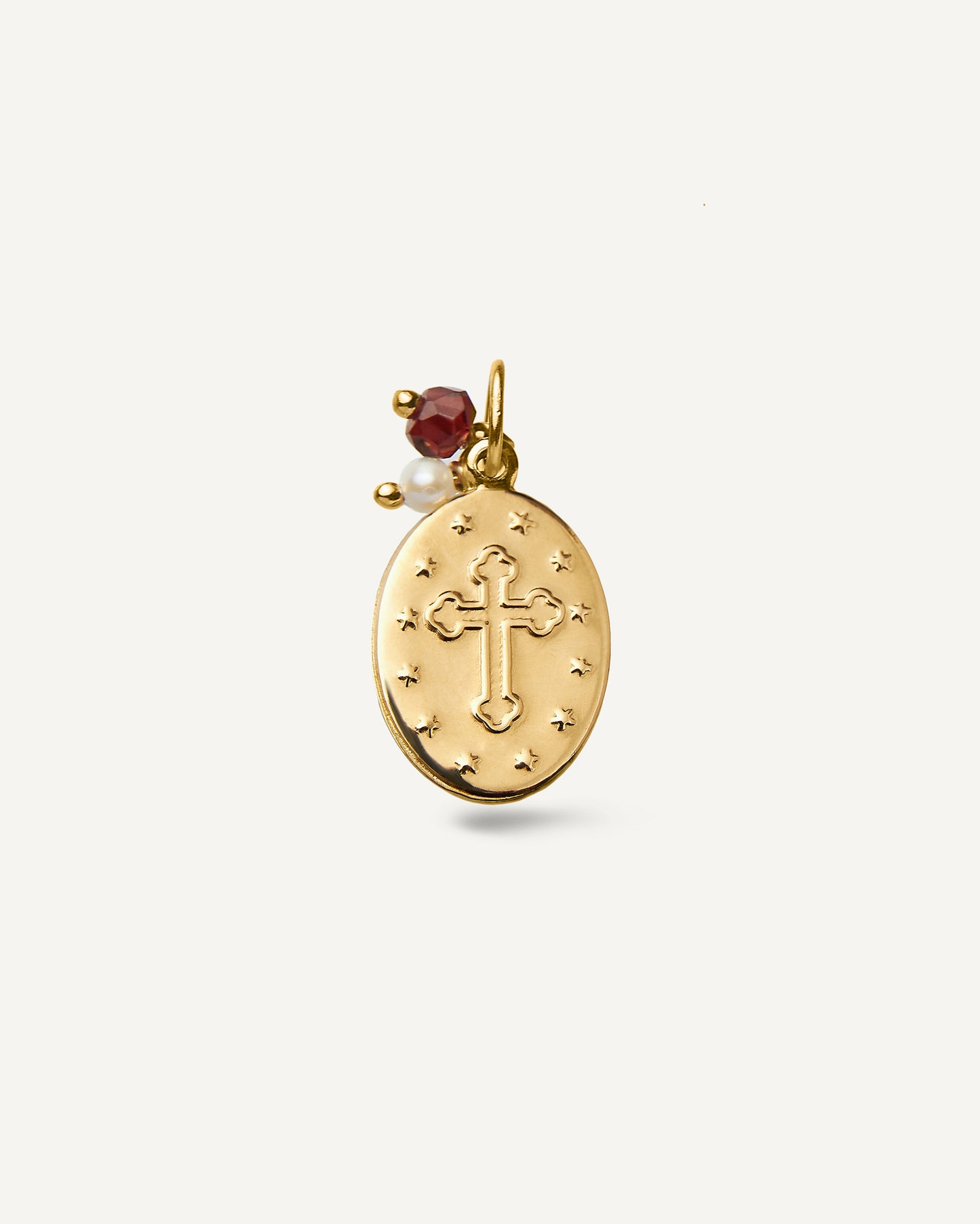 Pingente Medalha São Jorge em Ouro 18K