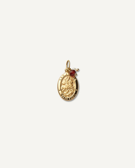 Pingente Medalha São Jorge em Ouro 18K