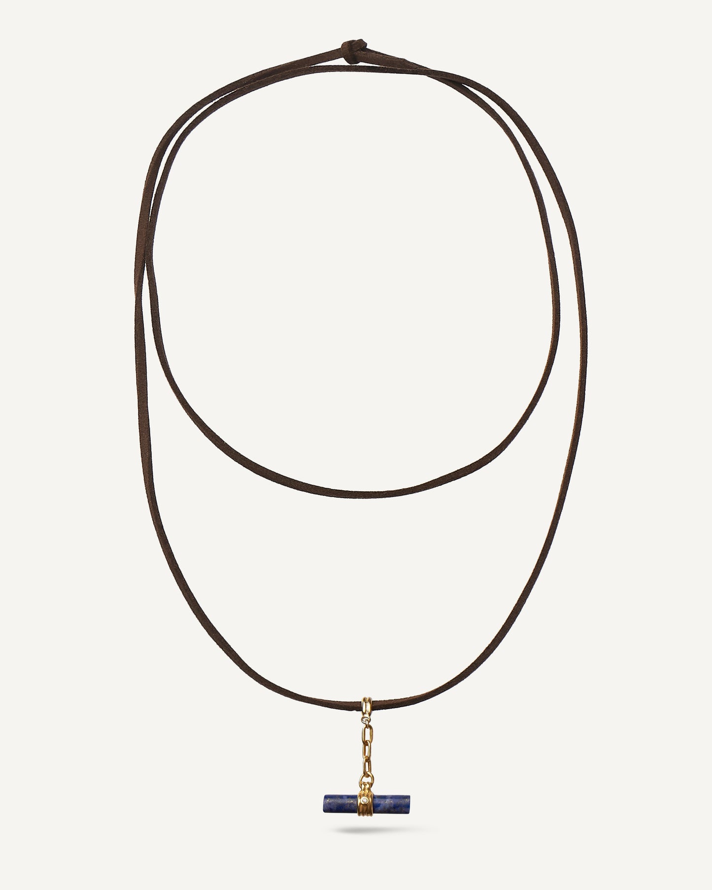 Pingente Nilo Lápis-Lazúli em Ouro 18K e Diamante