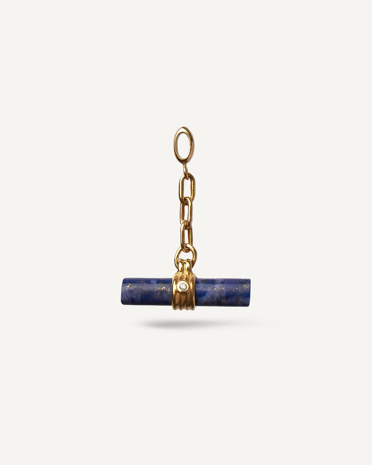 Pingente Nilo Lápis-Lazúli em Ouro 18K e Diamante