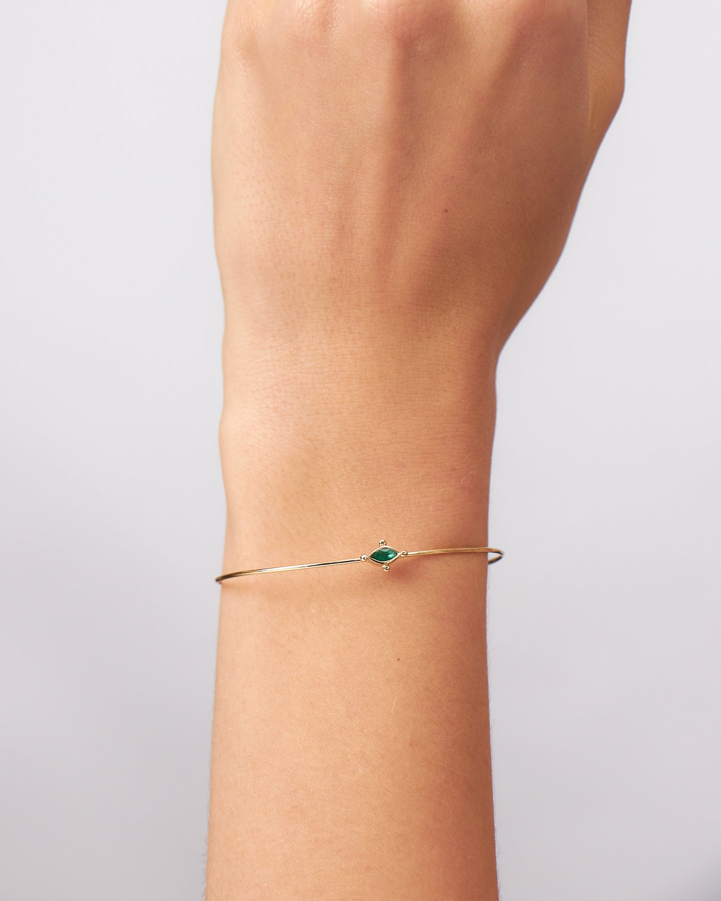 Bracelete Nilo Esmeralda em Ouro 18K