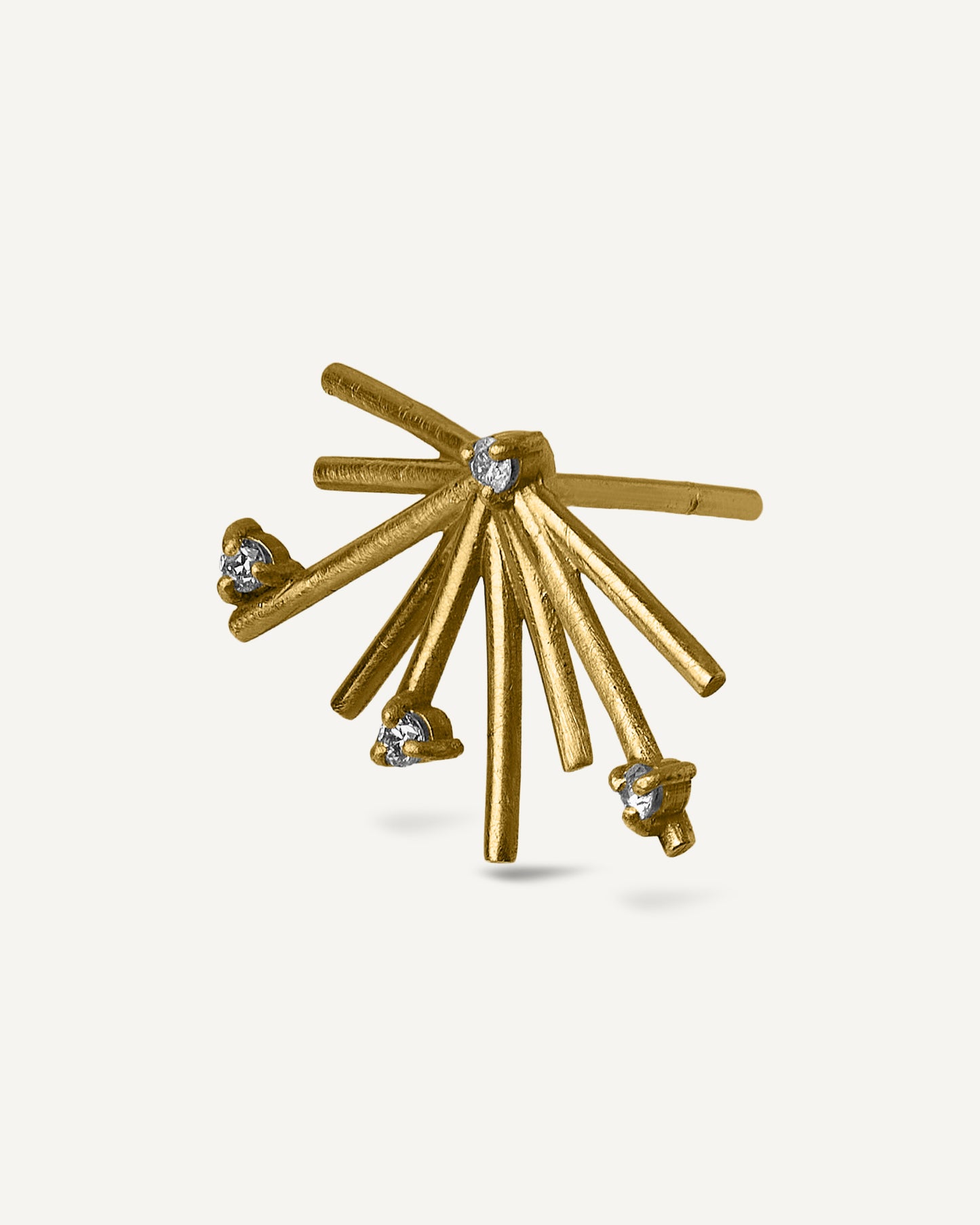 Brinco Floco Boreal em Ouro 18K e Diamantes