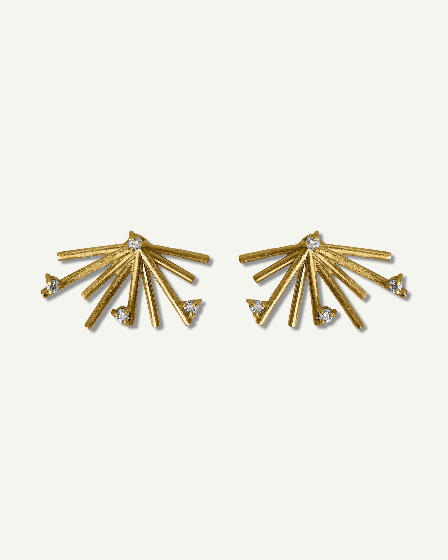 Brinco Floco Boreal em Ouro 18K e Diamantes