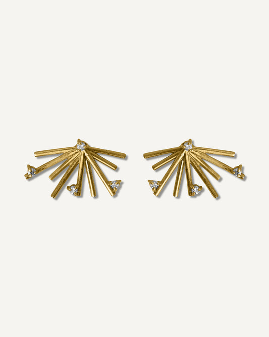 Brinco Floco Boreal em Ouro 18K e Diamantes