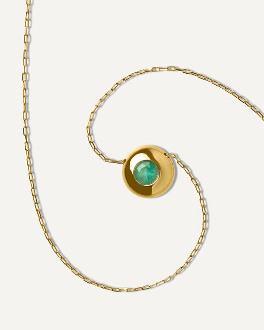 Colar Córdoba Esmeralda em Ouro 18K
