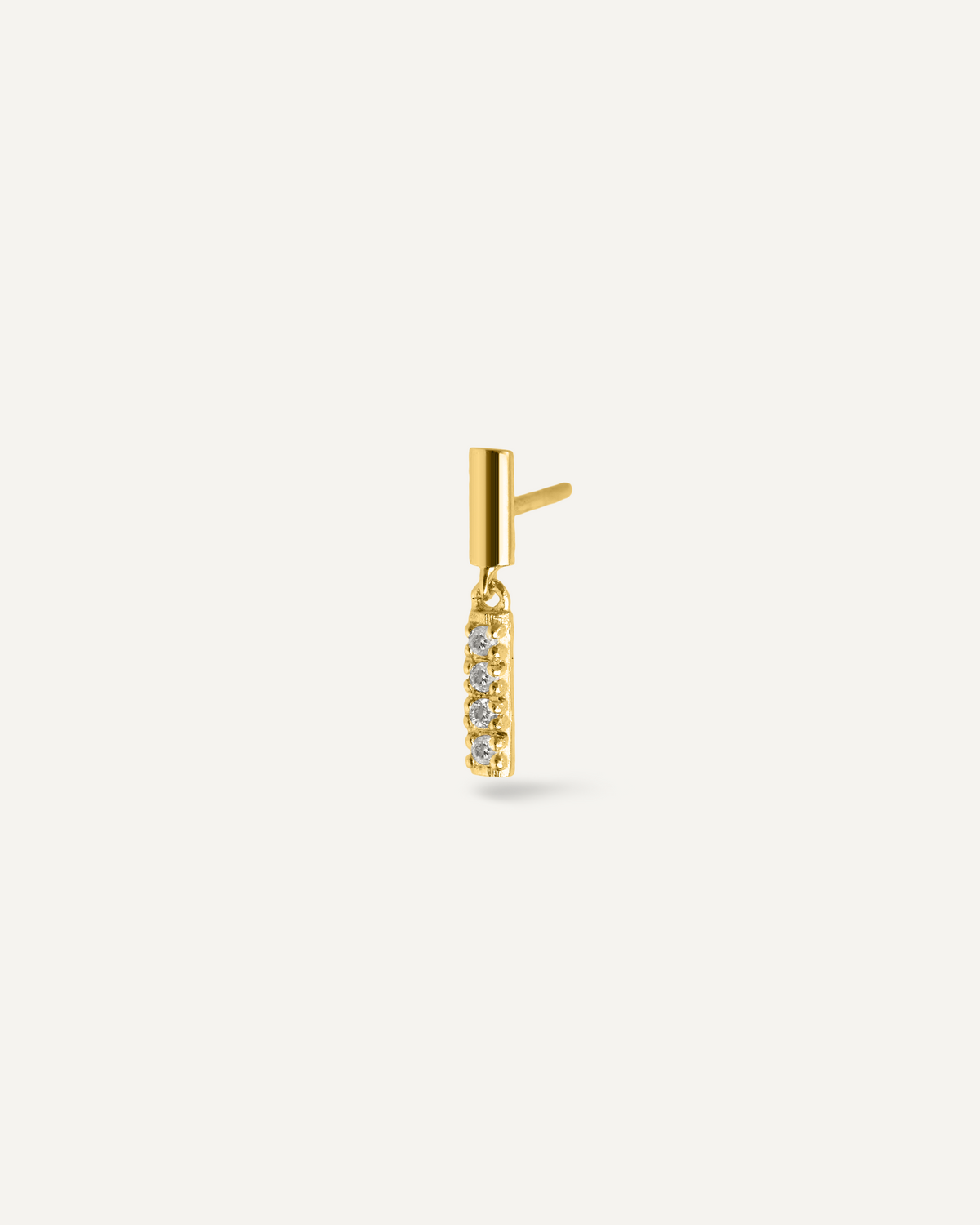 Brinco Unitário Allure Diamantes em Ouro 18K