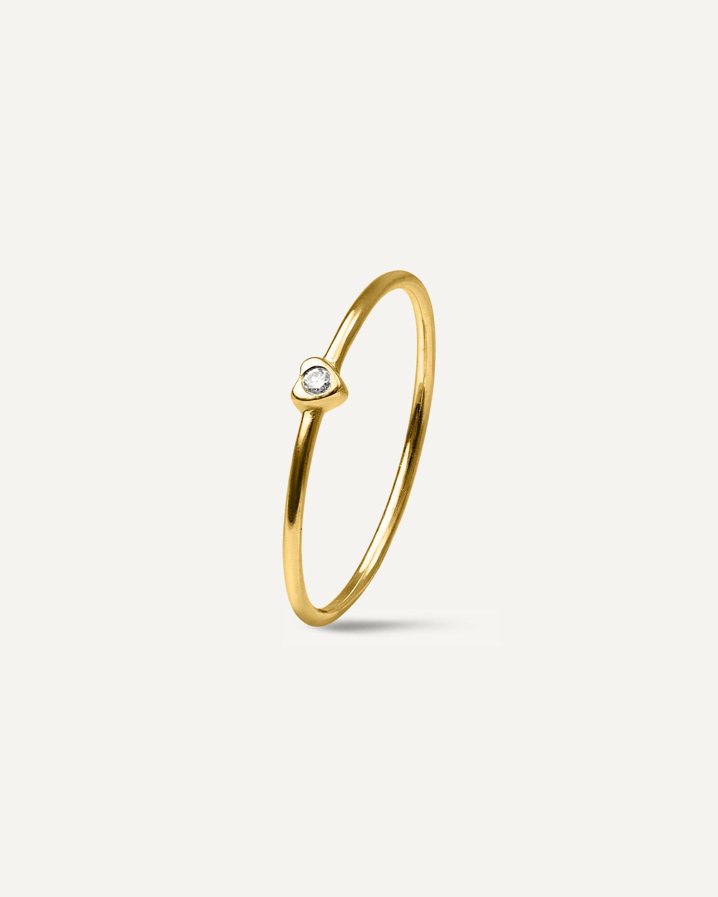 Anel Amour Diamante em Ouro 18K