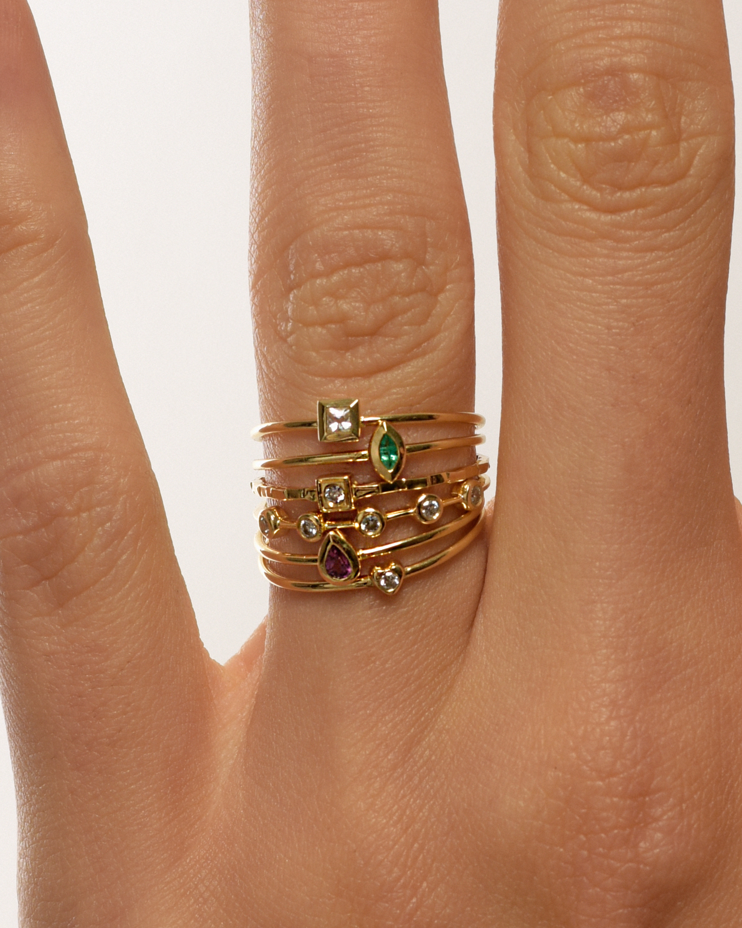 Anel Amour Diamante em Ouro 18K