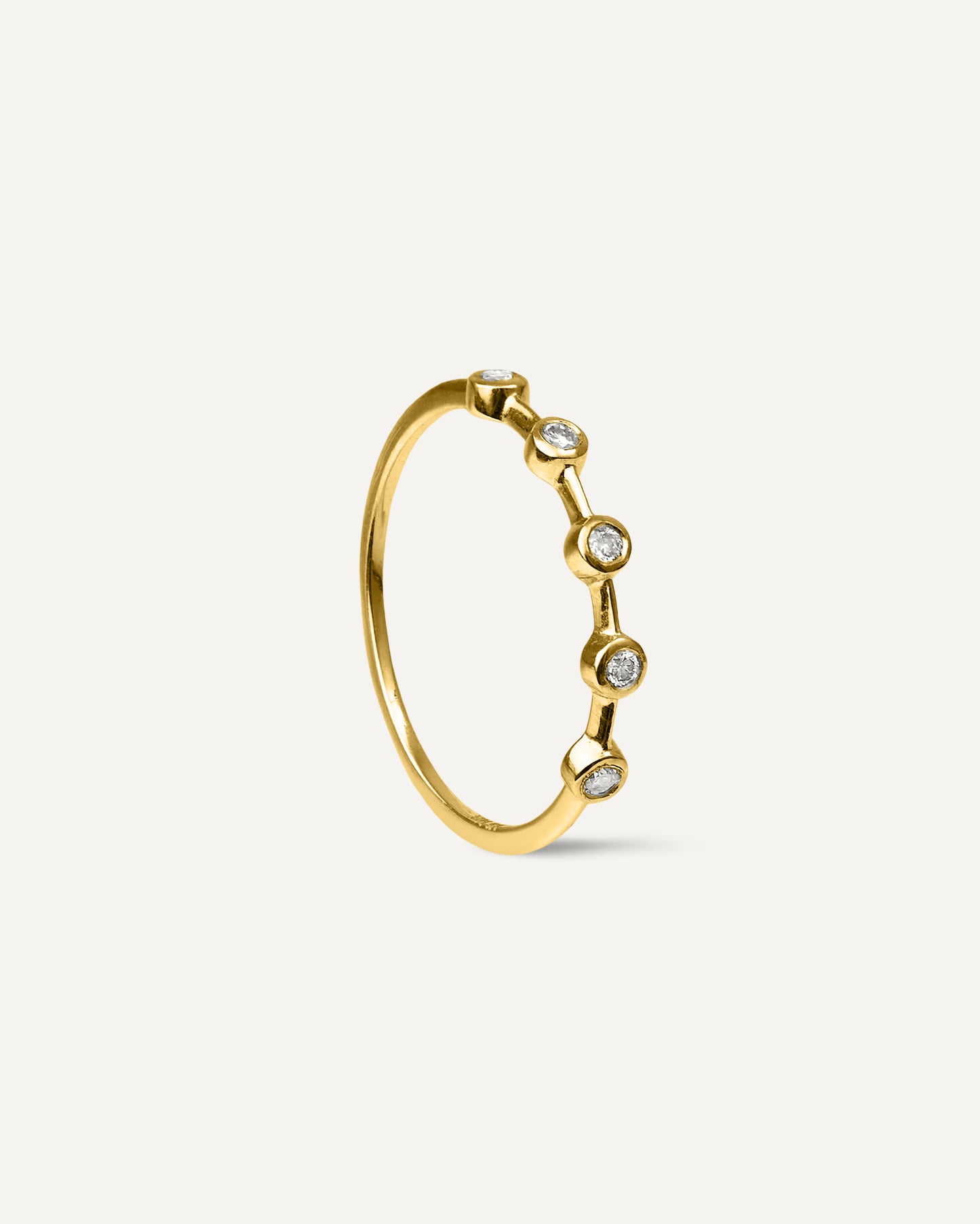 Anel Élise em Ouro 18K e Diamantes