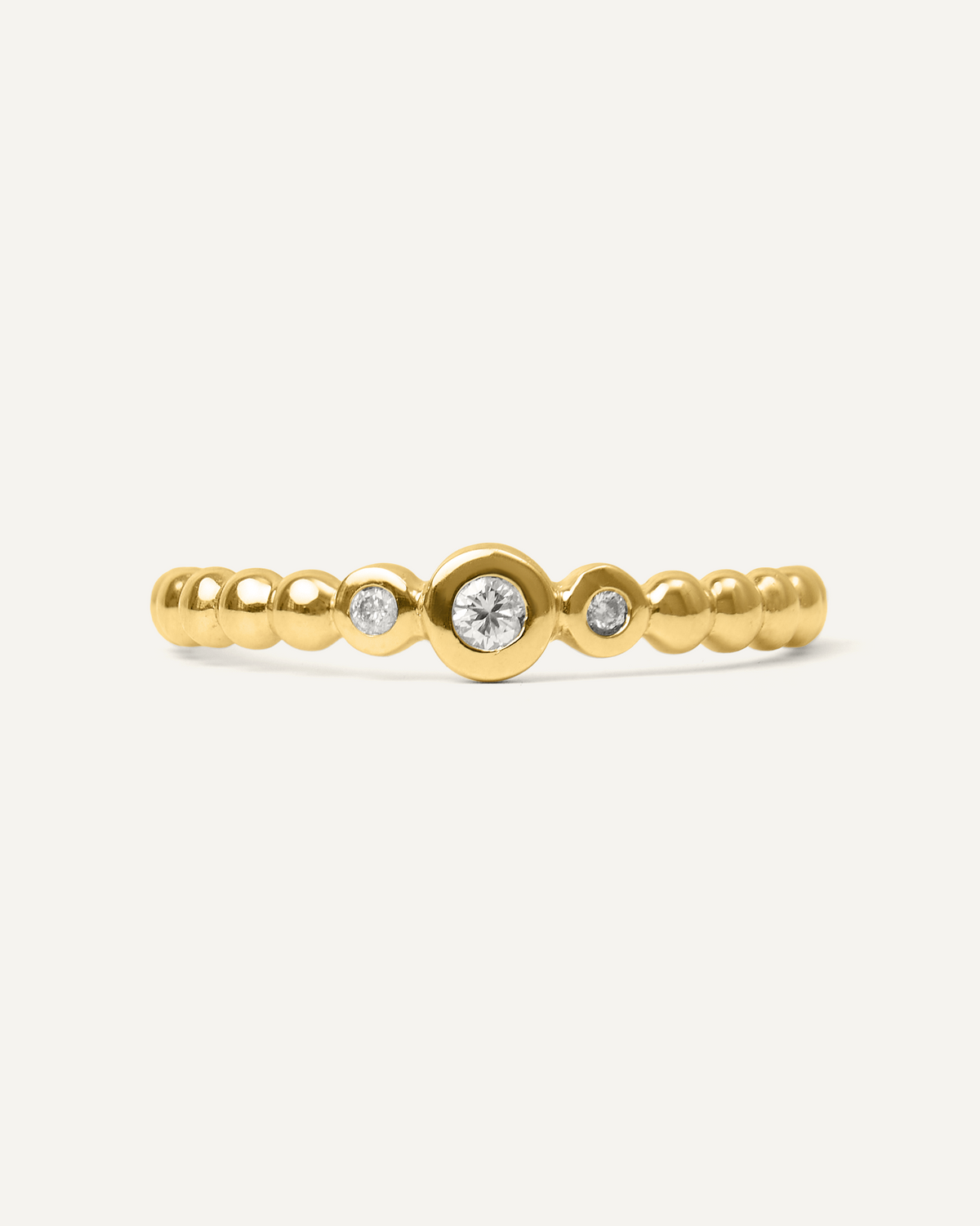 Anel Sabine Diamantes em Ouro 18K