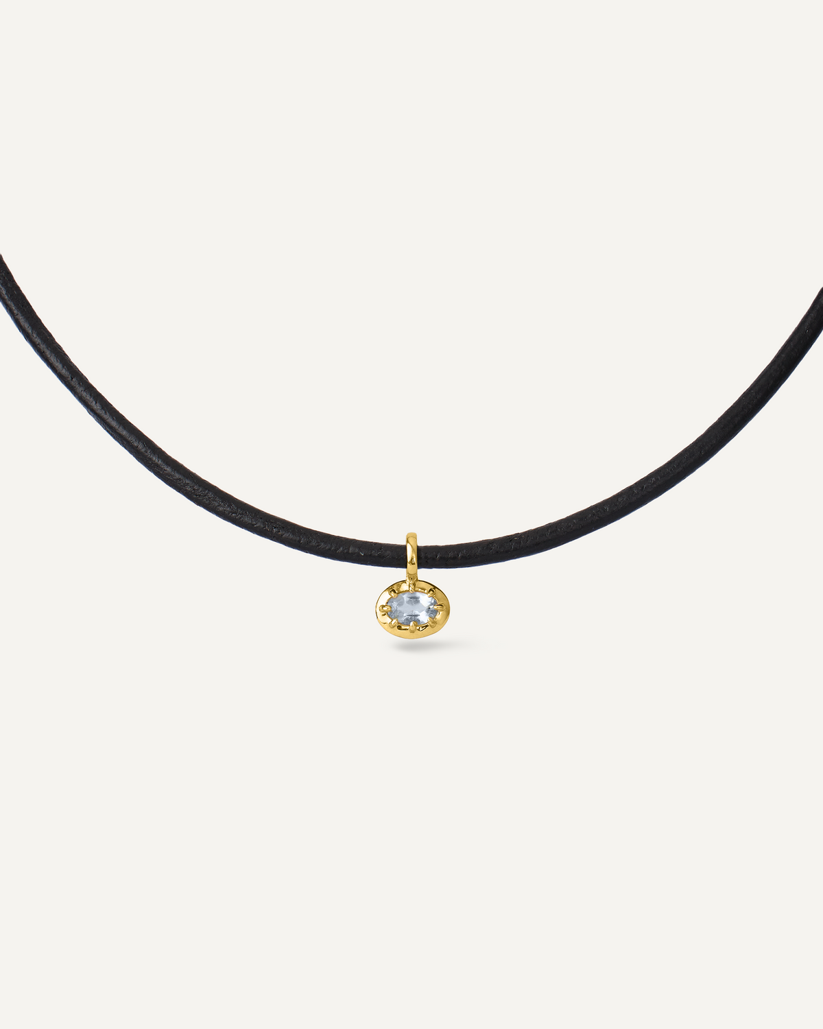 Colar Céline Água-Marinha em Ouro 18K